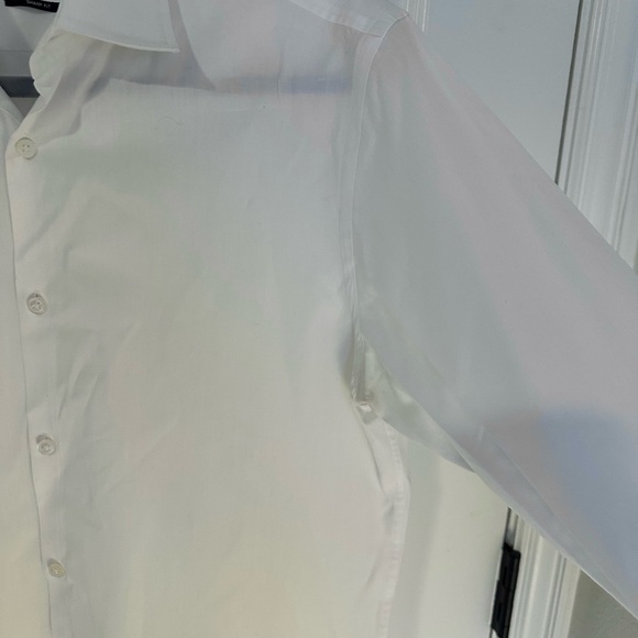 Boss Sharp Fit 15 1/2- White Dress Shirt - Picture 5 of 10
